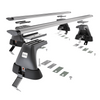 Aluminium-Dachträger für Opel Astra K mk V (2016-2022) - silbern Dachträger Dachgepäckträger - ohne Montagelemente