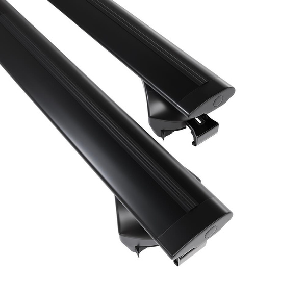 Aluminium-Dachträger für Peugeot 5008 II (2017-2024) - schwarz Dachträger Dachgepäckträger - integrierte Relinge