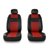 Universal Sitzbezüge Auto für Peugeot 407 (2004-2011) - Autositzbezüge Schonbezüge für Autositze - 2XL-RD