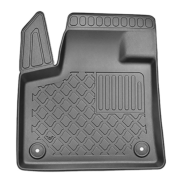 TPE Fußmatten Auto für Peugeot 3008 II Hybrid & Hybrid4 SUV (09.2019-....) - schwarz Automatten Autoteppiche - ohne Hi-Fi-System FOCAL