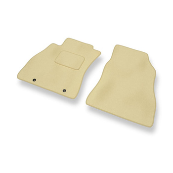 Fußmatten Auto für Nissan Pulsar Hatchback (2014-2018) - Premium Velours beige A