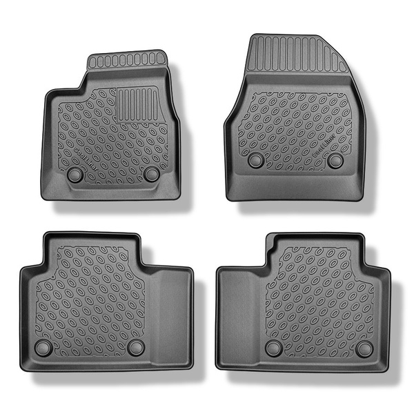 TPE Fußmatten Auto für Aiways U5 SUV (12.2020-....) - schwarz Automatten Autoteppiche