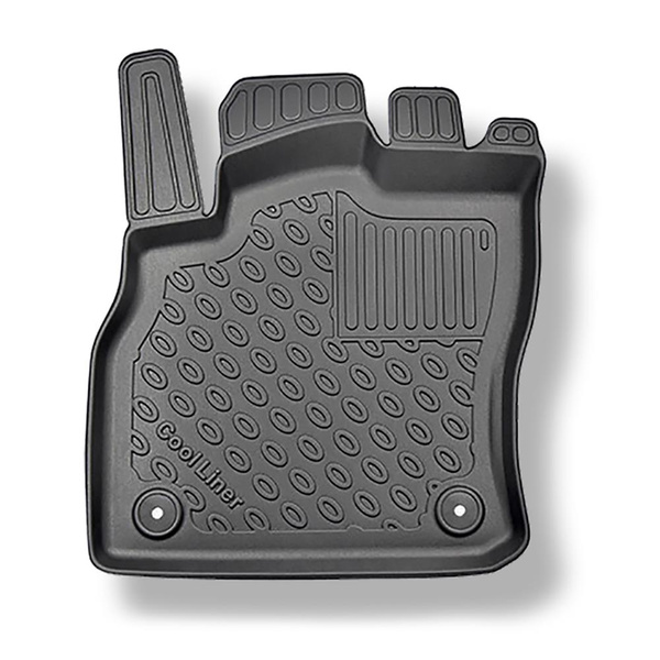 Set Kofferraumschale und angepasste Autoteppiche TPE für: Audi Q3 Sportback (09.2019-....) - auch mit Hybridantrieb TFSI e Plug-in Hybrid;oberer Kofferraum (mit Multiboden)