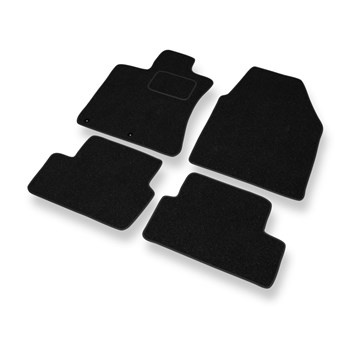Fußmatten Auto für Nissan Qashqai I Crossover (2007-2013) - schwarze Automatten 