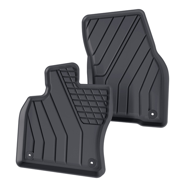 TPE Fußmatten Auto für Volkswagen Caddy V Van (2021-....) - schwarz Automatten Autoteppiche