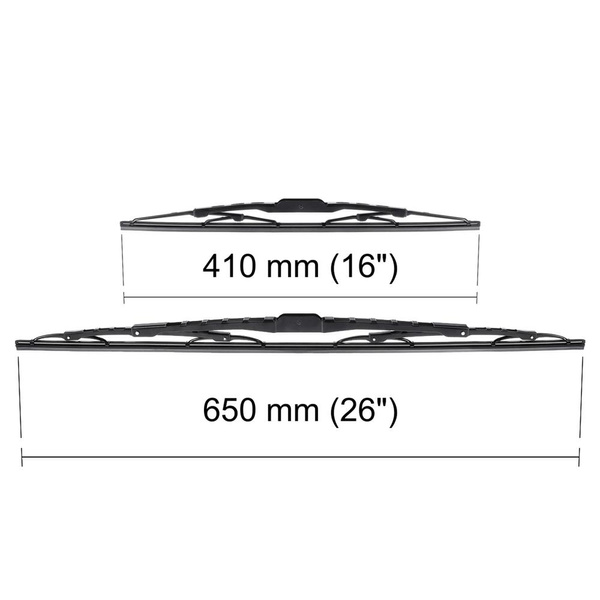 Vordere Scheibenwischer für Nissan Maxima Limousine (02.2003-05.2008) - Wischerblätter Standard