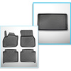 Set Kofferraumschale und angepasste Autoteppiche TPE für: Renault ZOE Hatchback (06.2019-2023)
