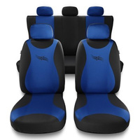 Universal Sitzbezüge Auto für Peugeot 306 (1993-2003) - Autositzbezüge Schonbezüge für Autositze - TR-BL