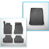 Set Kofferraumschale und angepasste Autoteppiche TPE PREMIUM für: BMW 5er G30 Limousine (02.2017-09.2023) - X-drive; Zwei-Rad-Antrieb; nicht fuer Hybrid