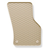Gummifußmatten Auto für Skoda Octavia III Kombi, Liftback (2013-2020) - Gummimatten Gummi Fußmatten - beige - 4 Stk.