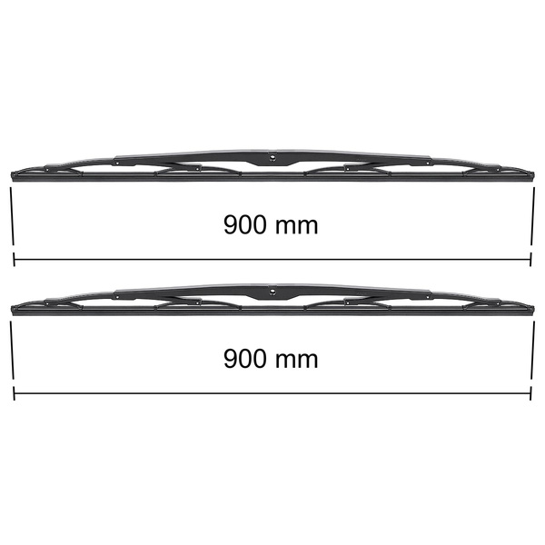 Vordere Scheibenwischer für Van Hool A309 Reisebus (2004-2019) - Wischerblätter Standard