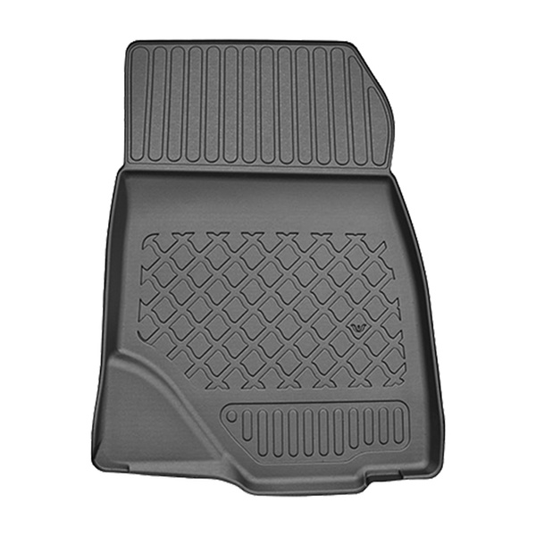 TPE Fußmatten Auto für Peugeot 3008 III (electric) SUV (04.2024-....) - schwarz Automatten Autoteppiche