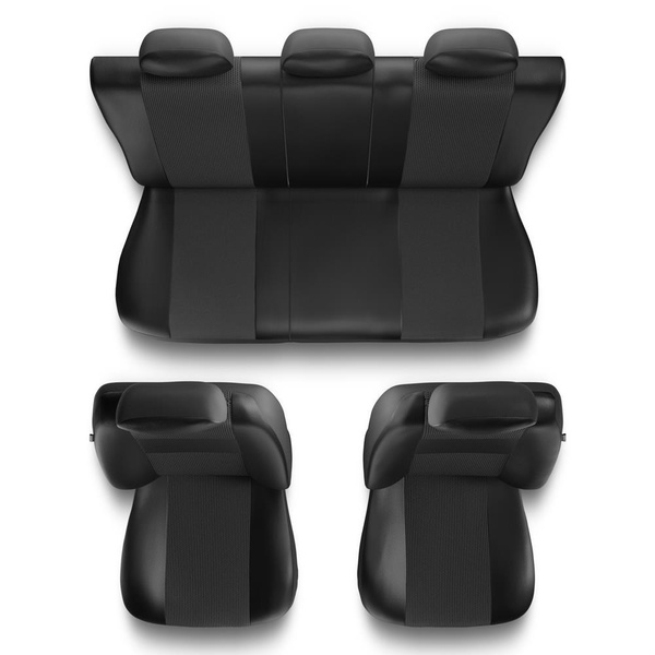 Universal Sitzbezüge Auto für Nissan Maxima IV, V, VI (1995-2009) - Autositzbezüge Schonbezüge für Autositze - EXL-3