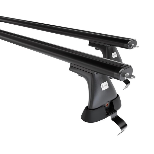 Aluminium-Dachträger für Volkswagen Passat B6 (2004-2009) - schwarz Dachträger Dachgepäckträger - ohne Montagelemente