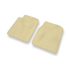 Fußmatten Auto für Chrysler Sebring II Cabriolet, Limousine (2001-2006) - Premium Velours beige Automatten Autoteppiche