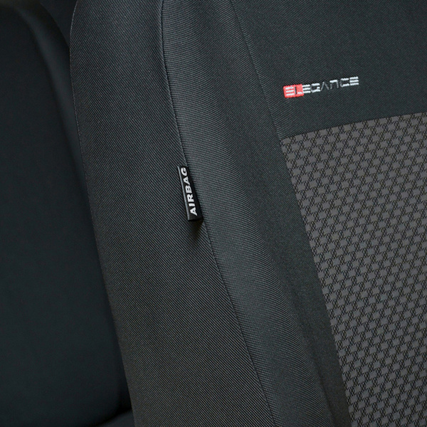 Maßgeschneiderte Sitzbezüge Auto für Citroen Jumpy III Van (2016-....) nur vordere Sitze - geteilter Sitz - Autositzbezüge Schonbezüge für Autositze - E3