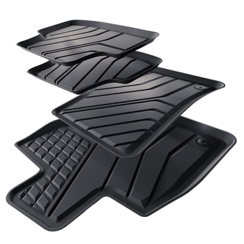 TPE Fußmatten Auto für Cupra Ateca SUV (11.2018-....) - schwarz Automatten Autot