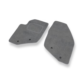 Fußmatten Auto für Volvo S60 I Limousine (2000-2009) - Premium Velours graue Aut