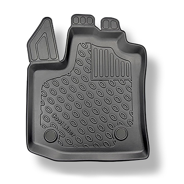 TPE Fußmatten Auto für Dacia Lodgy Van (07.2012-10.2022) - schwarz Automatten Autoteppiche - 5 oder 7 Sitze; ohne dritte Sitzreihe