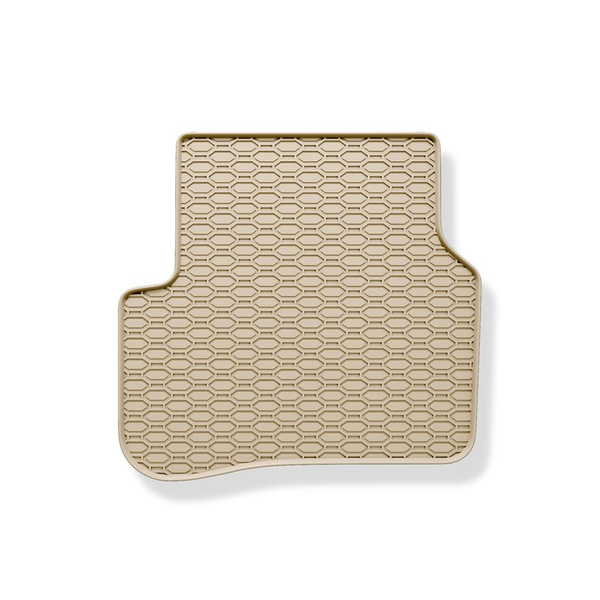 Gummifußmatten Auto für Volkswagen Passat CC Coupé (2008-2012) - Gummimatten Gummi Fußmatten - beige - 4 Stk.