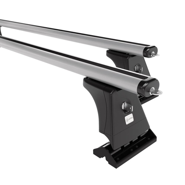 Aluminium-Dachträger für Peugeot 407 (2004-2010) - silbern Dachträger Dachgepäckträger - Montagepunkte