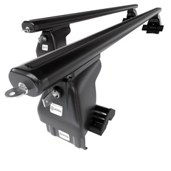 Aluminium-Dachträger für Hyundai Getz (2002-2004) - schwarz Dachträger Dachgepäckträger - ohne Montagelemente