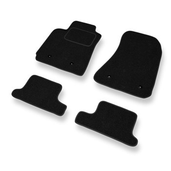 Fußmatten Auto für Alfa Romeo Brera Coupé (2005-2010) - schwarze Automatten Auto