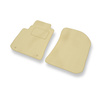 Fußmatten Auto für Rover 75 Limousine, Tourer (1999-2005) - Premium Velours beige Automatten Autoteppiche
