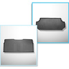 Set Kofferraumschale und angepasste Autoteppiche TPE für: Mercedes-Benz Vito BASE Tourer (10.2014-....) - hinter der dritten Sitzreihe;lange Version (Radstand 3200 mm, Autolänge 5140 mm);voll hinten 2. Reihe