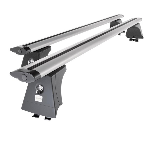 Aluminium-Dachträger für Ford Focus mk II (2005-2007) - silbern Dachträger Dachgepäckträger - Montagepunkte