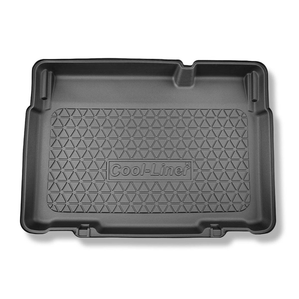 Kofferraumwanne für Citroen C3 Aircross I SUV (11.2017-2024) - Kofferraummatte rutschfest Schutzmatte - vertiefte Ladefläche; Modelle ohne Varioboden; Nicht-Gleitsitze