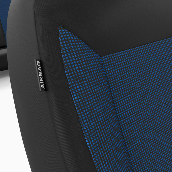 Universal Sitzbezüge Auto für Peugeot 307 I, II (2001-2012) - Autositzbezüge Schonbezüge für Autositze - RYL-BL