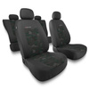 Universal Sitzbezüge Auto für Ford Fiesta IV, V, VI, VII, VIII (1995-2023) - Autositzbezüge Schonbezüge für Autositze - UNE-GR