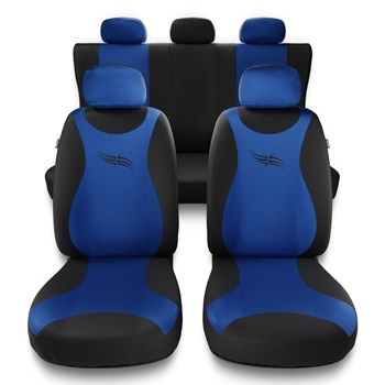 Universal Sitzbezüge Auto für Peugeot 306 (1993-2003) - Autositzbezüge Schonbezüge für Autositze - TR-BL