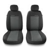 Universal Sitzbezüge Auto für Skoda Roomster (2006-2015) - Vordersitze Autositzbezüge Schonbezüge - 2UNE-2