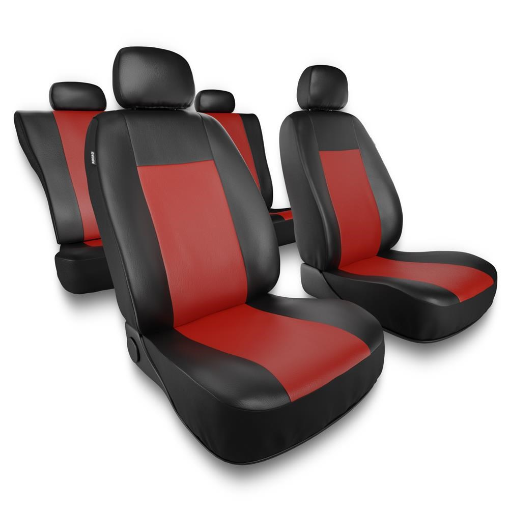 Universal Sitzbezüge Auto für Suzuki Swift II, III, IV, V, VI (1989-2019) -  Autositzbezüge Schonbezüge für Autositze - CM-RD rot