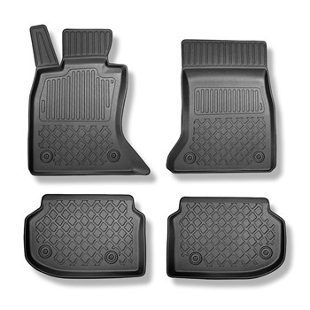 TPE Fußmatten Auto für BMW 5er F11 Touring (03.2010-2013) - schwarz Automatten A