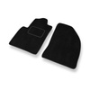 Fußmatten Auto für Ford Fiesta V Hatchback, Van (2002-2008) - Premium Velours schwarze Automatten Autoteppiche