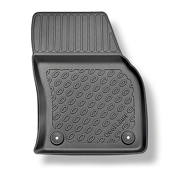 TPE Fußmatten Auto für Audi Q3 F3 SUV, Sportback (09.2019-....) - schwarz Automatten Autoteppiche - auch mit Hybridantrieb TFSI e Plug-in Hybrid