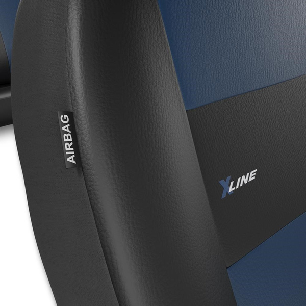 Universal Sitzbezüge Auto für Seat Altea (2004-2015) - Vordersitze Autositzbezüge Schonbezüge - 2XL-BL