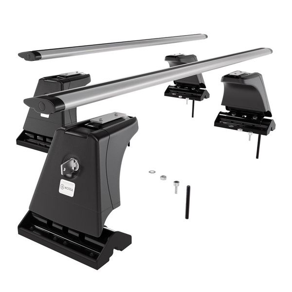 Aluminium-Dachträger für Peugeot 5008 (2009-2017) - silbern Dachträger Dachgepäckträger - Montagepunkte