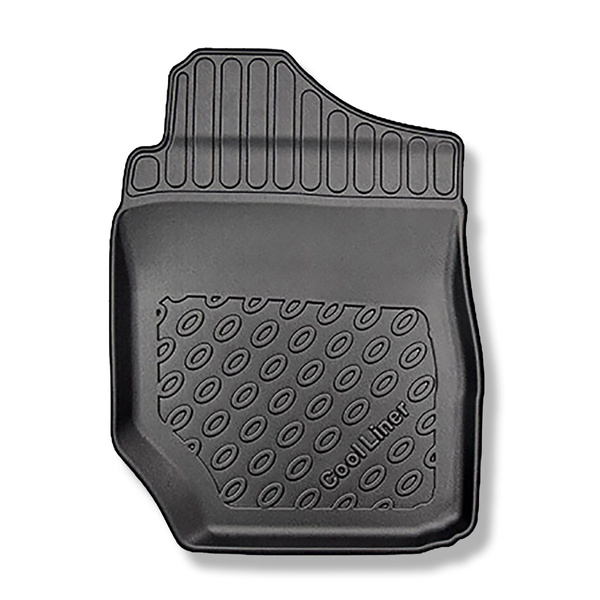 TPE Fußmatten Auto für Suzuki Jimny II GJ SUV (10.2018-....) - schwarz Automatten Autoteppiche - mit Schaltgetriebe