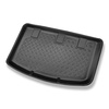 Kofferraumwanne für Kia Rio III UB Hatchback (08.2011-01.2017) - Kofferraummatte rutschfest Schutzmatte - erhoehte Ladeflaeche; XL mit Staufach
