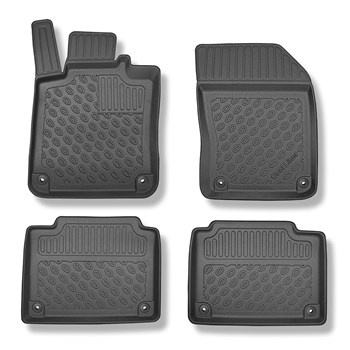 TPE Fußmatten Auto für Volvo V90 Kombi, Cross Country (09.2016-....) - schwarz A