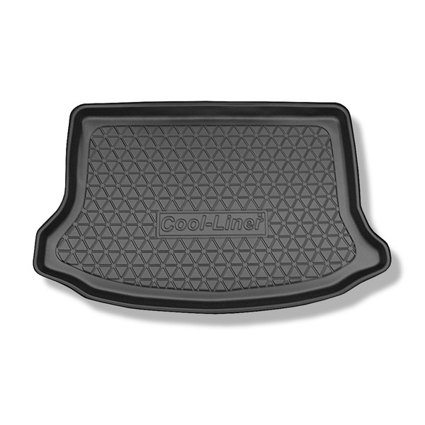 Kofferraumwanne für Volvo V40 II Hatchback (07.2012-07.2019) - Kofferraummatte rutschfest Schutzmatte - untere Ladefläche; ohne doppeltem Gepäckraumboden