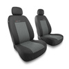 Universal Sitzbezüge Auto für Skoda Roomster (2006-2015) - Vordersitze Autositzbezüge Schonbezüge - 2UNE-2