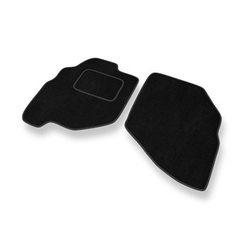 Fußmatten Auto für Honda Jazz II Hatchback (2002-2008) - Premium Velours schwarz