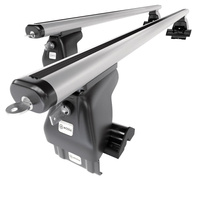 Aluminium-Dachträger für Toyota Yaris mk II (2006-2011) - silbern Dachträger Dachgepäckträger - ohne Montagelemente