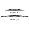 Vordere Scheibenwischer für Mazda Premacy MPV (03.1999-05.2005) - Wischerblätter Standard