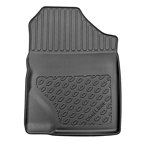 Set Kofferraumschale und angepasste Autoteppiche TPE PREMIUM für: Toyota Yaris III Hatchback (09.2011-08.2020) - vertiefte Ladeflaeche